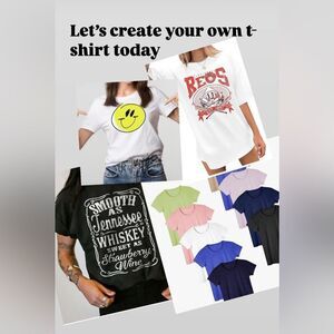 Lets create your own t shirt, sweatshirt, hoodie 
Read description for price